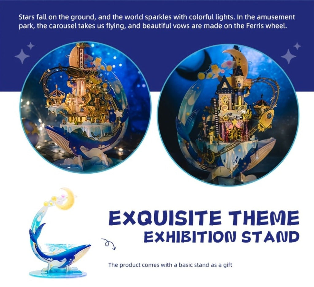 3D Metal Model Kit MU Star Playground, Handcrafted Garden Scene DIY Puzzle for Teens & Adults Ages 14+ — image 11