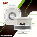 4 Inch Bullet Tweeter 600W Aluminum Frame – 6 Ohm Chrome HiFi Super Tweeter for Car Audio System, Stereo High-Frequency Speak