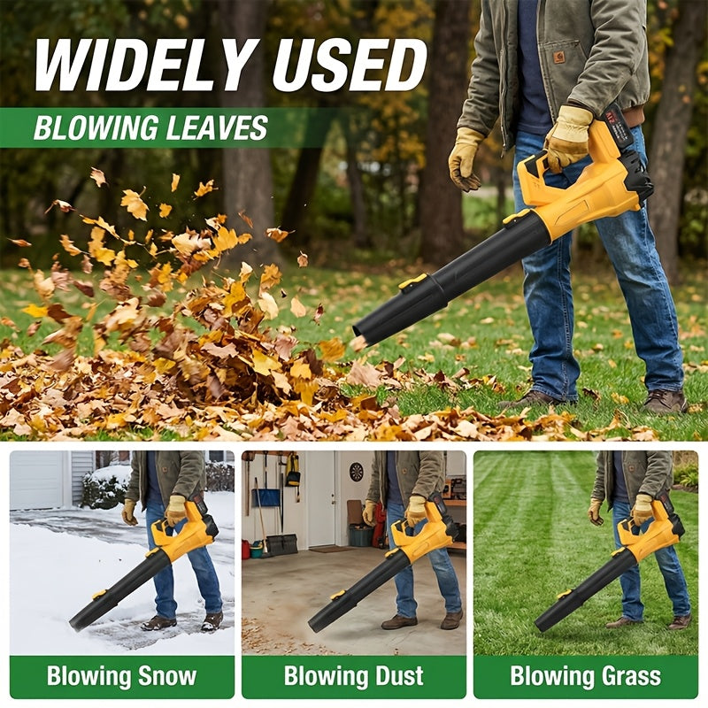 Cordless Leaf Blower Battery Powered, Lawn Yard Patio Driveway Blower for Garden, Patio and Yard Use — image 4