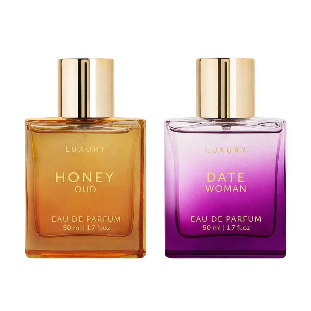 Eau de Parfum Arabian Oud Collection with Honey Oud & Date 50ml Bottles and 4 Source Options — image 2