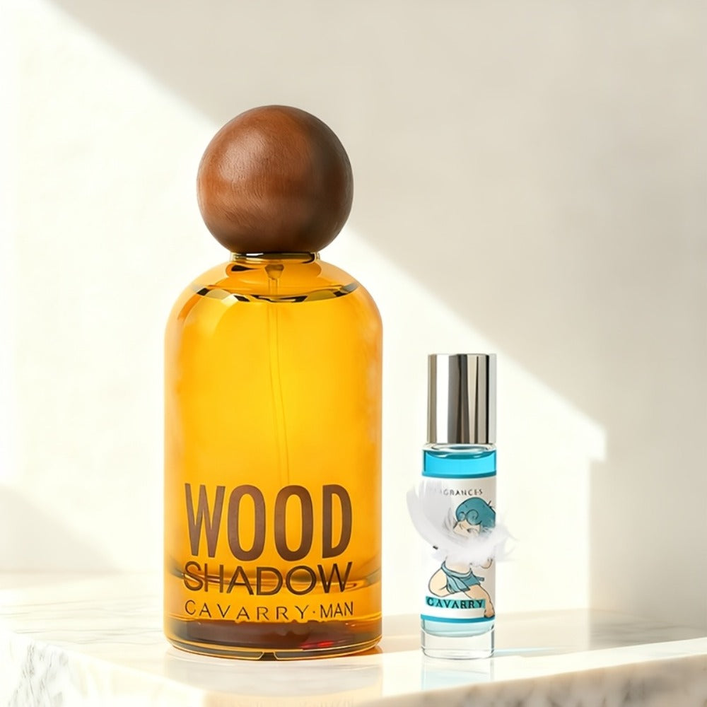 Perfume for Men Wooden-Bottle Spray with a Woody Sandalwood Profile and Two Options in a Distinctive Bottle Presentation — im