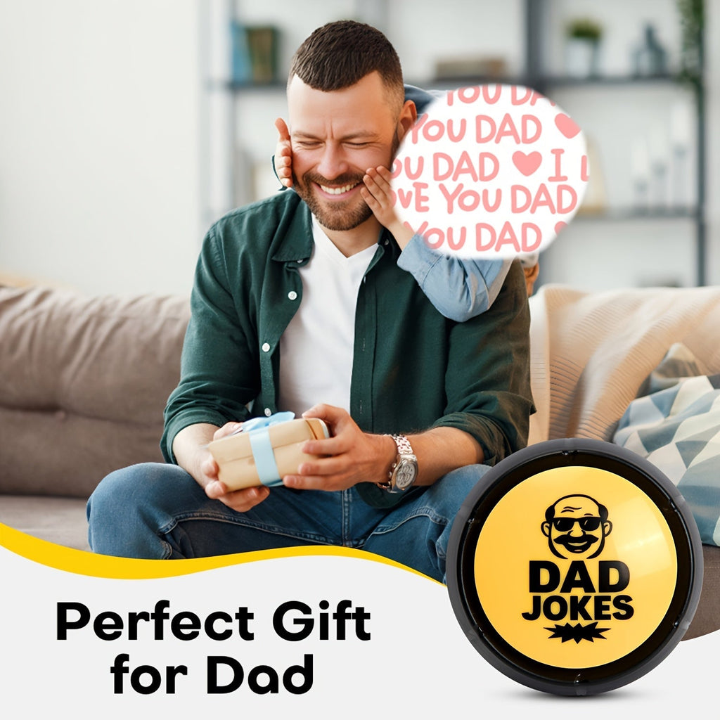 Dad Joke Button Funny Gag Gift for Men, Push Button for Hilarious Jokes, Perfect Father's Day Gift — image 8