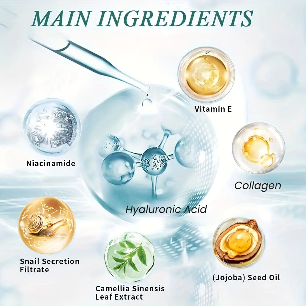 Snail Mucin Collagen Night Cream Firming Lifting Tightening Hydrating Moisturizing Anti-Aging Face Cream Soft Elastic Skin Al