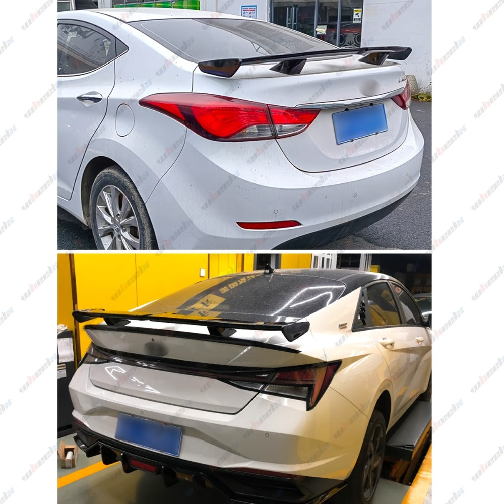 Universal Rear Spoiler Wing 54 Inch – ABS Pro Style Trunk Lid Spoiler, UV-Resistant, Fits Honda Toyota Subaru BMW Dodge Sedan