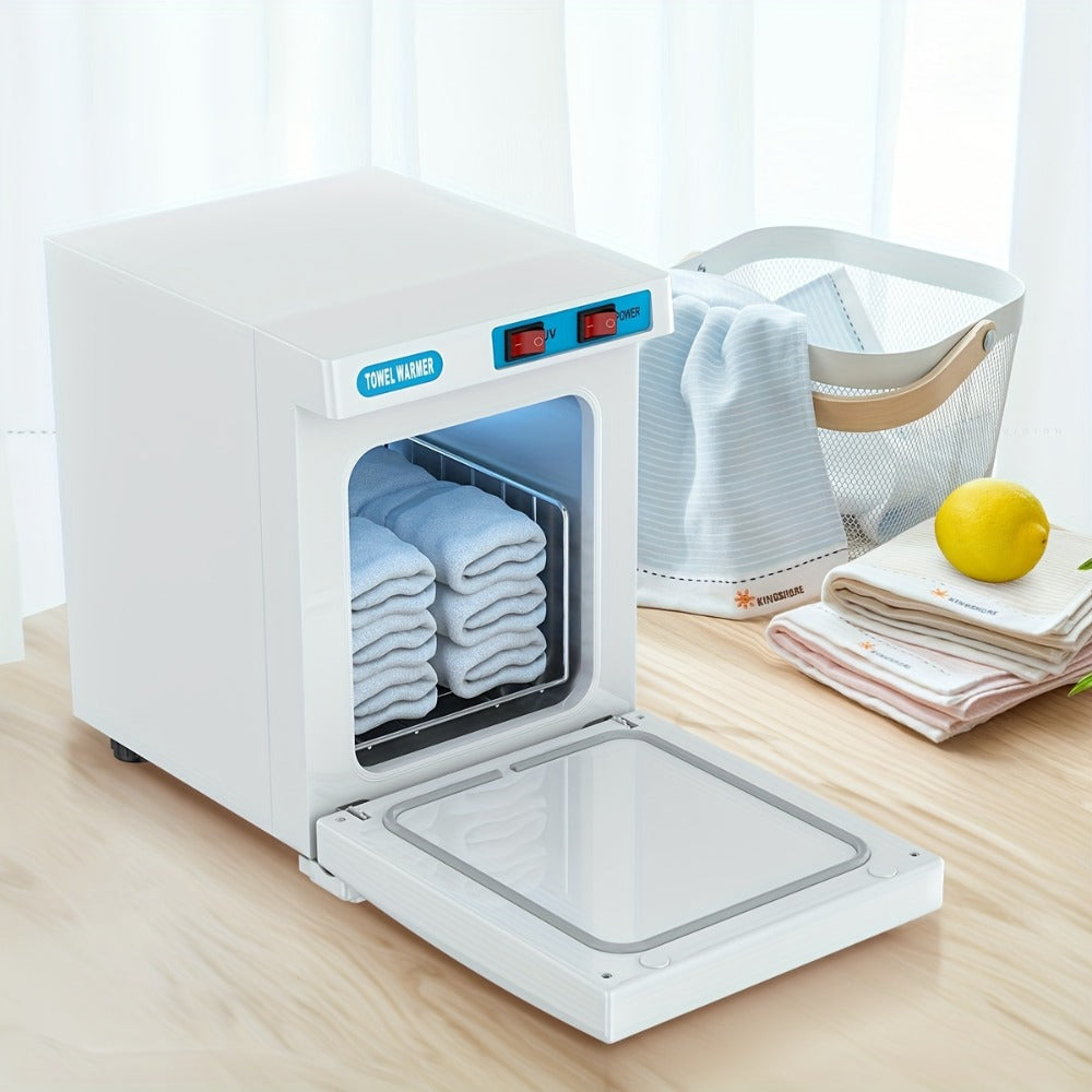 Hot Towel Warmer with Cabinet 1.32 Gal 2-in-1 Heating and UV for Salon — image 1