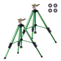 Garden Sprinkler Tripod 360° Rotating Brass Head Lawn Irrigation Adjustable Height — image 1