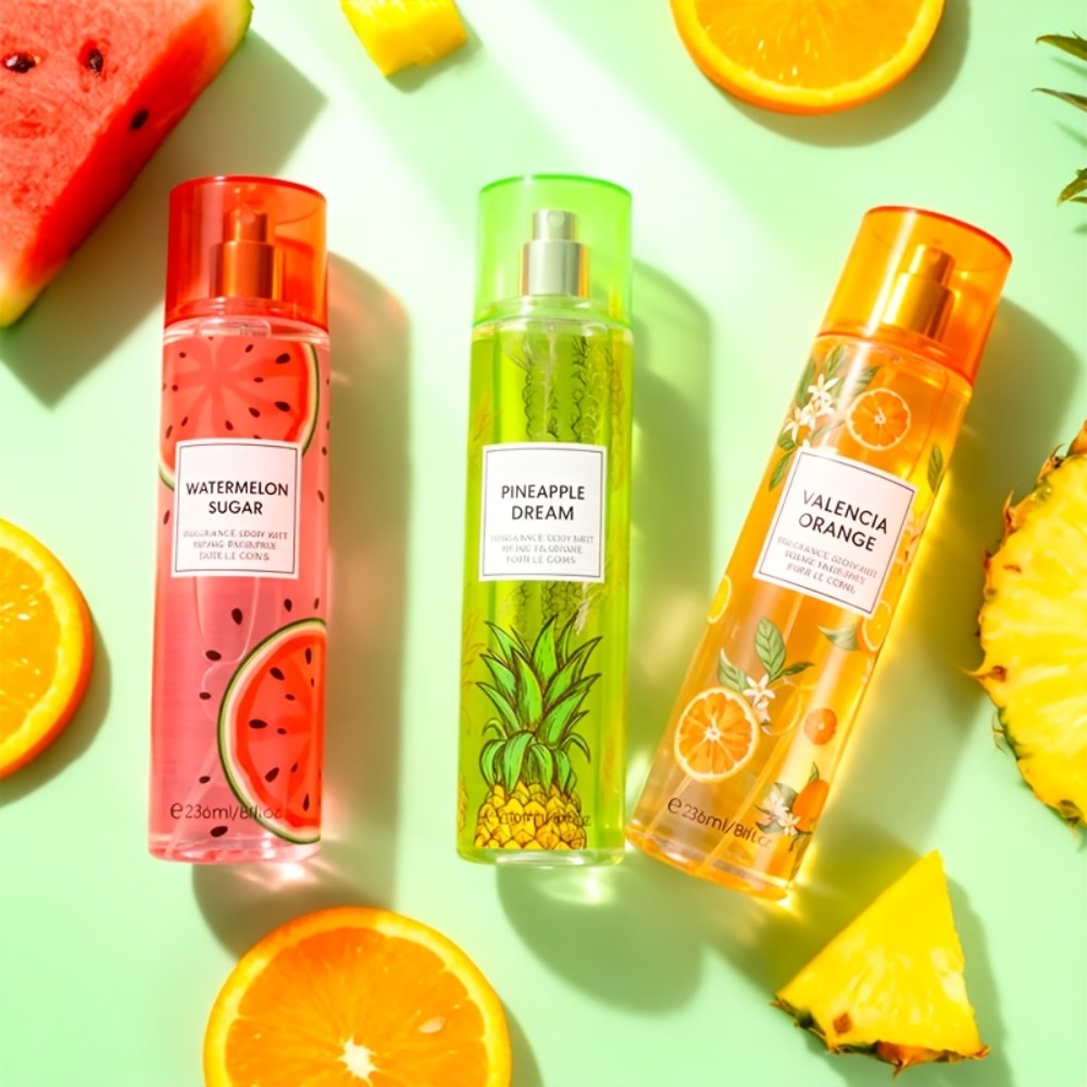 Two-Piece Fruit Scent Body Mist Set, 8 fl oz / 236ml Bottles in Nine Exact Matching Scent Options — image 8