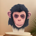 Costume Accessories Full-Head Gorilla Mask with Two Latex Animal Face Styles for Costume Wear — image 1