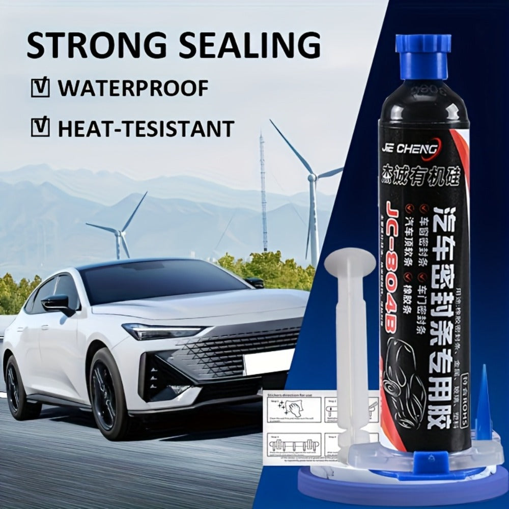 Automotive Black Rubber Sealant 55g – Heavy Duty Adhesive for Tyre Sealing, Plastic & Metal Repair, Cars, Trucks, Motorcycles