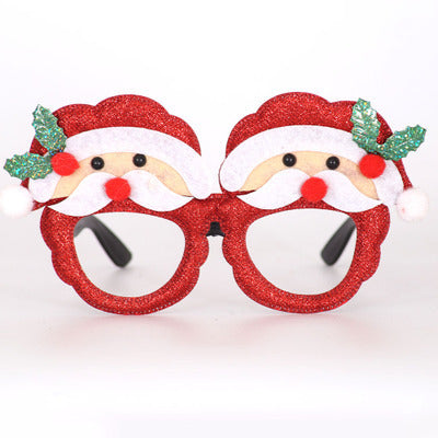 Luminous Christmas novelty glasses | glitter antlers and festive styles