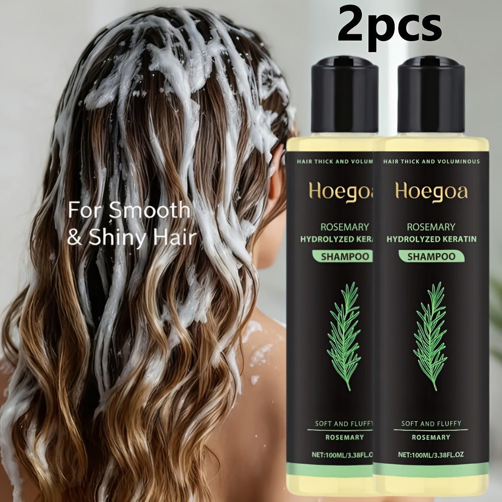 Rosemary Shampoo 2 Pack for Women & Men, Deep Cleansing Strengthening Hair Care with Rosemary Extract — image 2