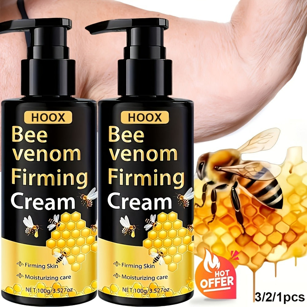 Bee Venom Firming Cream 100g for Face Neck Abdomen & Body – Moisturizing Anti-Aging Skin Tightening Cream for Sagging Loose S