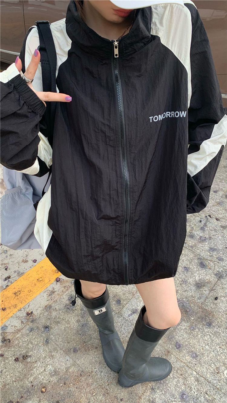 Sun Protection Clothing For Women Retro Workwear Outdoor Jacket Coat