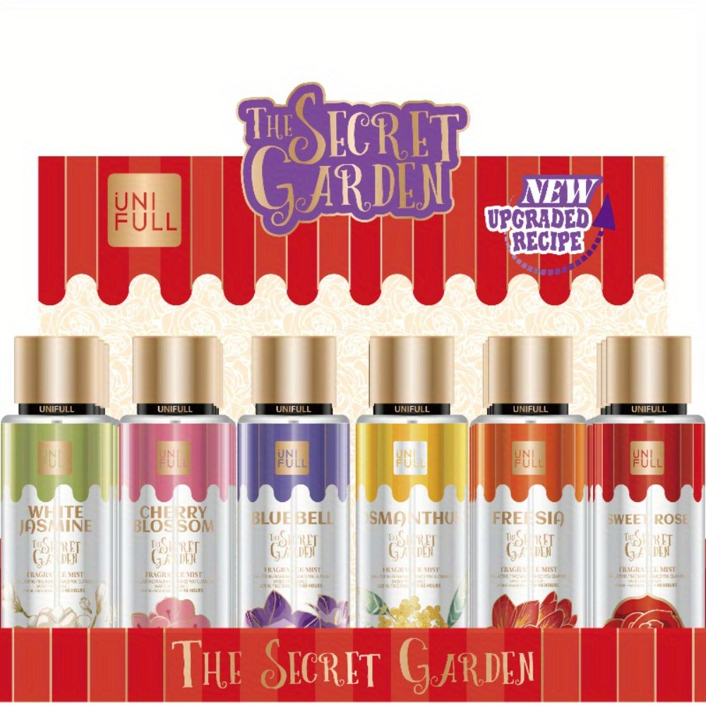 UNIFULL Fragrance Body Mist, 250ml Spray Bottle with Gold-Tone Cap in Twelve Floral and Fruit Scents — image 4