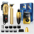 Men's Grooming Kit Hair Clipper & Electric Shaver USB Rechargeable Cordless LED Display – Precision Beard Trimmer Face Shaver
