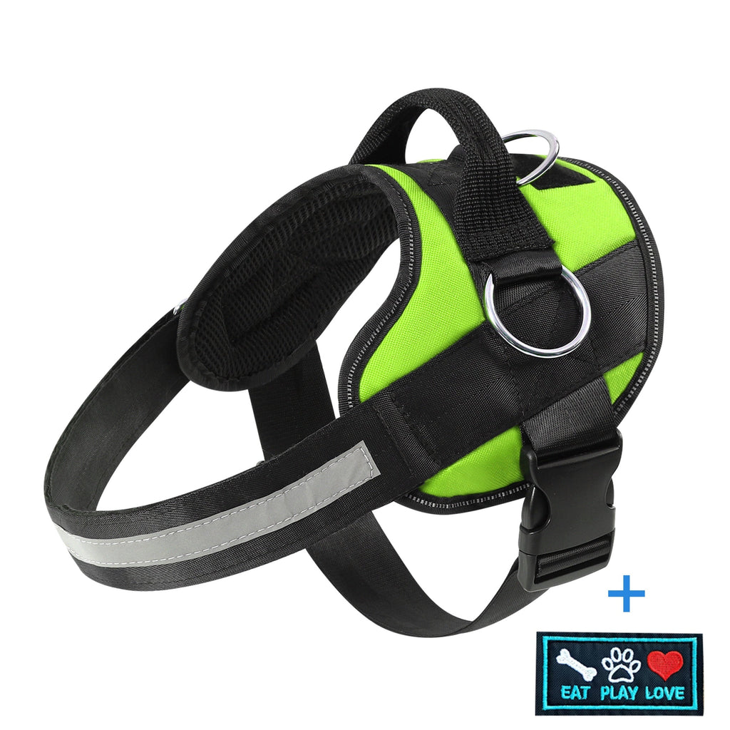 Reflective-Trim Dog Harness in Seven Colors and XS–XXL with Chest Band, Back Ring and Top Handle — image 18