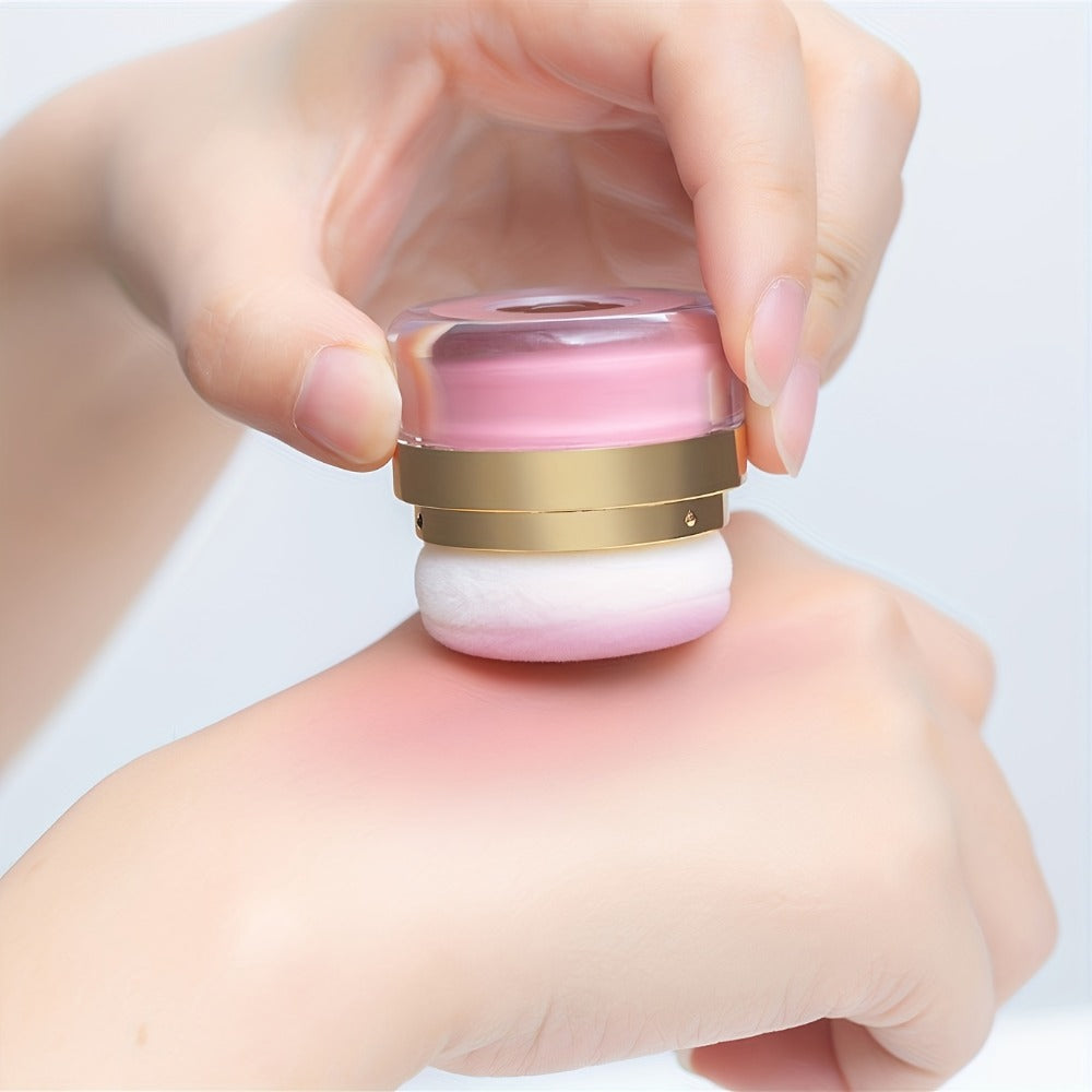 Powder Blush Set 3 Colors with Pearl Powder Rose Oil & Squalane Formula, for Makeup, Travel and Everyday Vanity Use — image 1