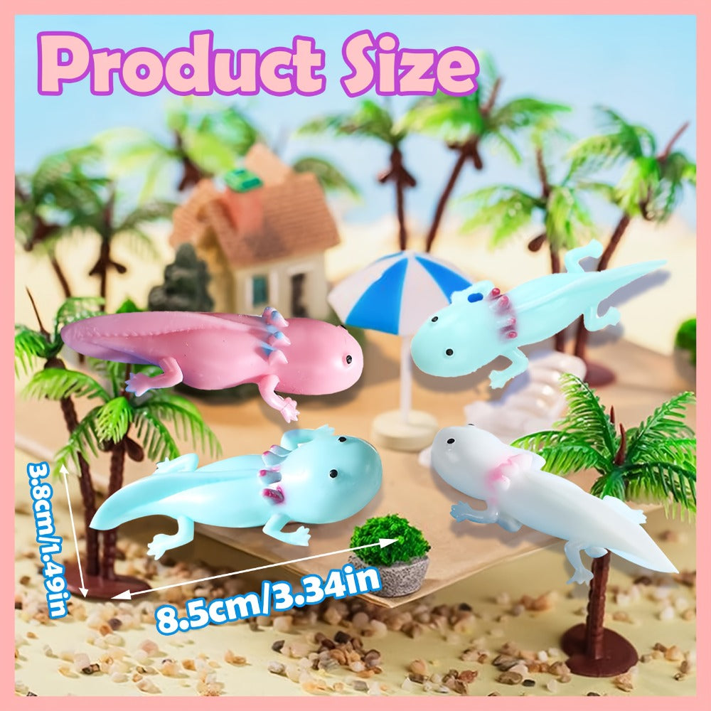 Axolotl Slingshot Fidget Toy 24pcs Bulk Pack for Parties, Celebrations and Guest Favors, with the Listed Configuration — imag