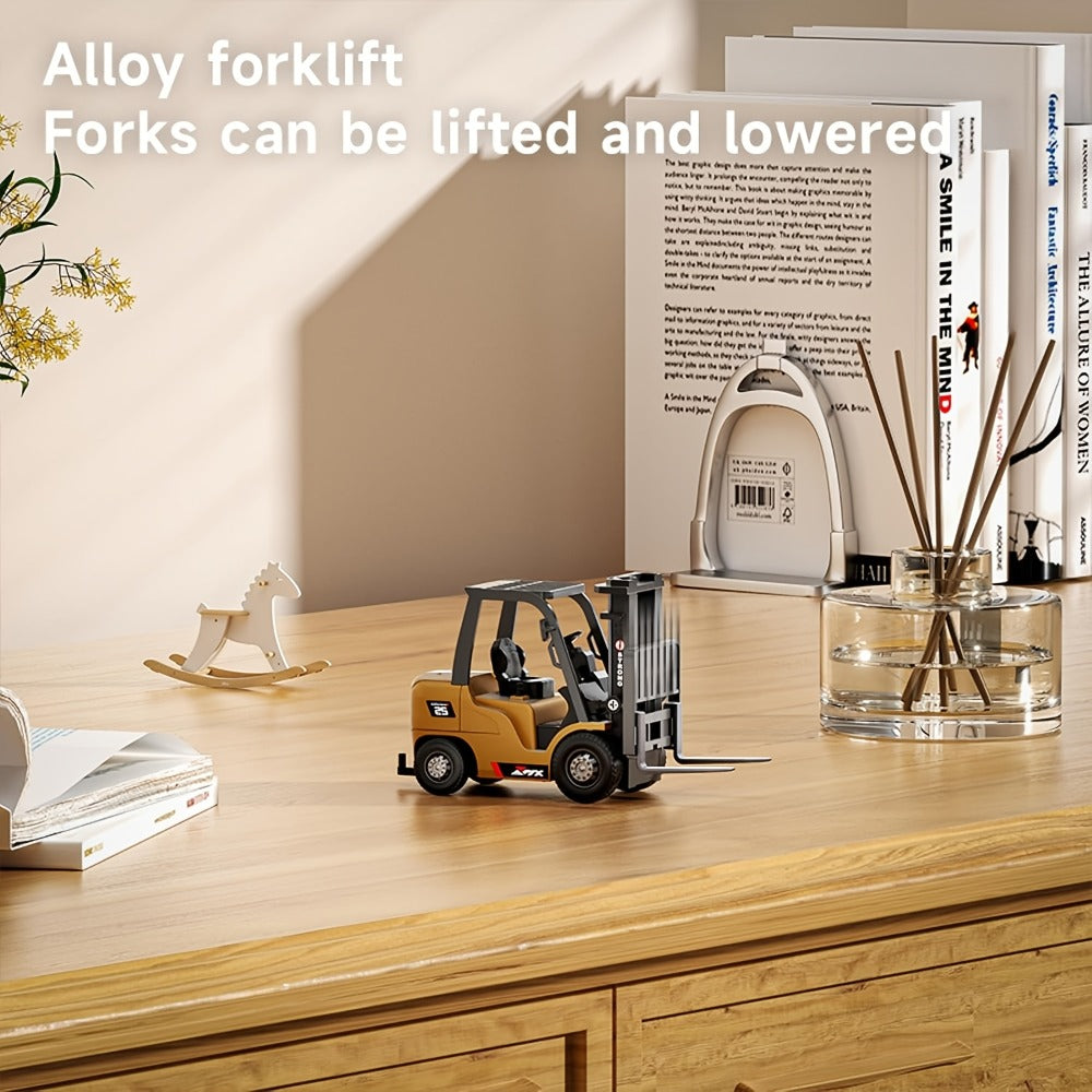 RC Forklift Toy 1/64 Scale Alloy Die Cast Remote Control Forklift Truck with the Listed Color, Size or Set Options for Everyd
