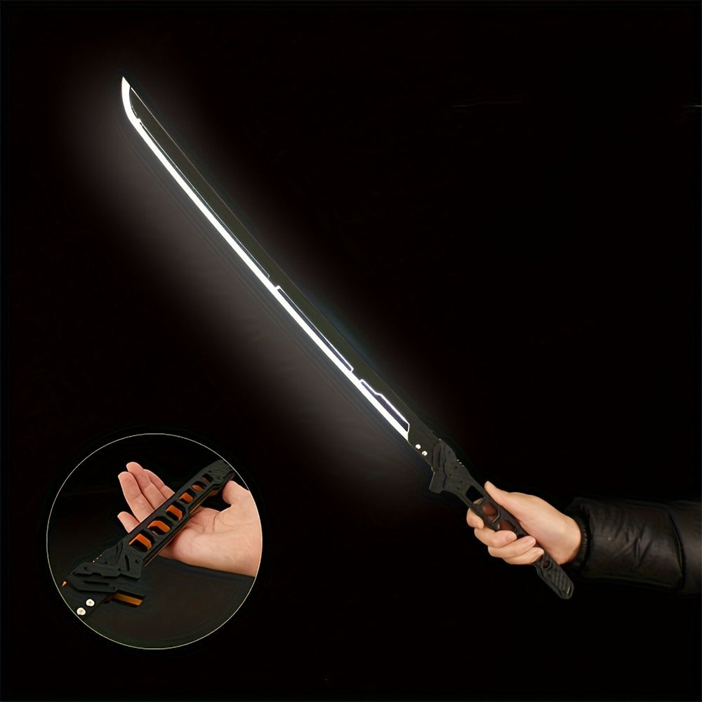 LED Cyberpunk Katana Prop 80cm Acrylic Luminous with the Listed Color, Size or Set Options for Everyday Use — image 27