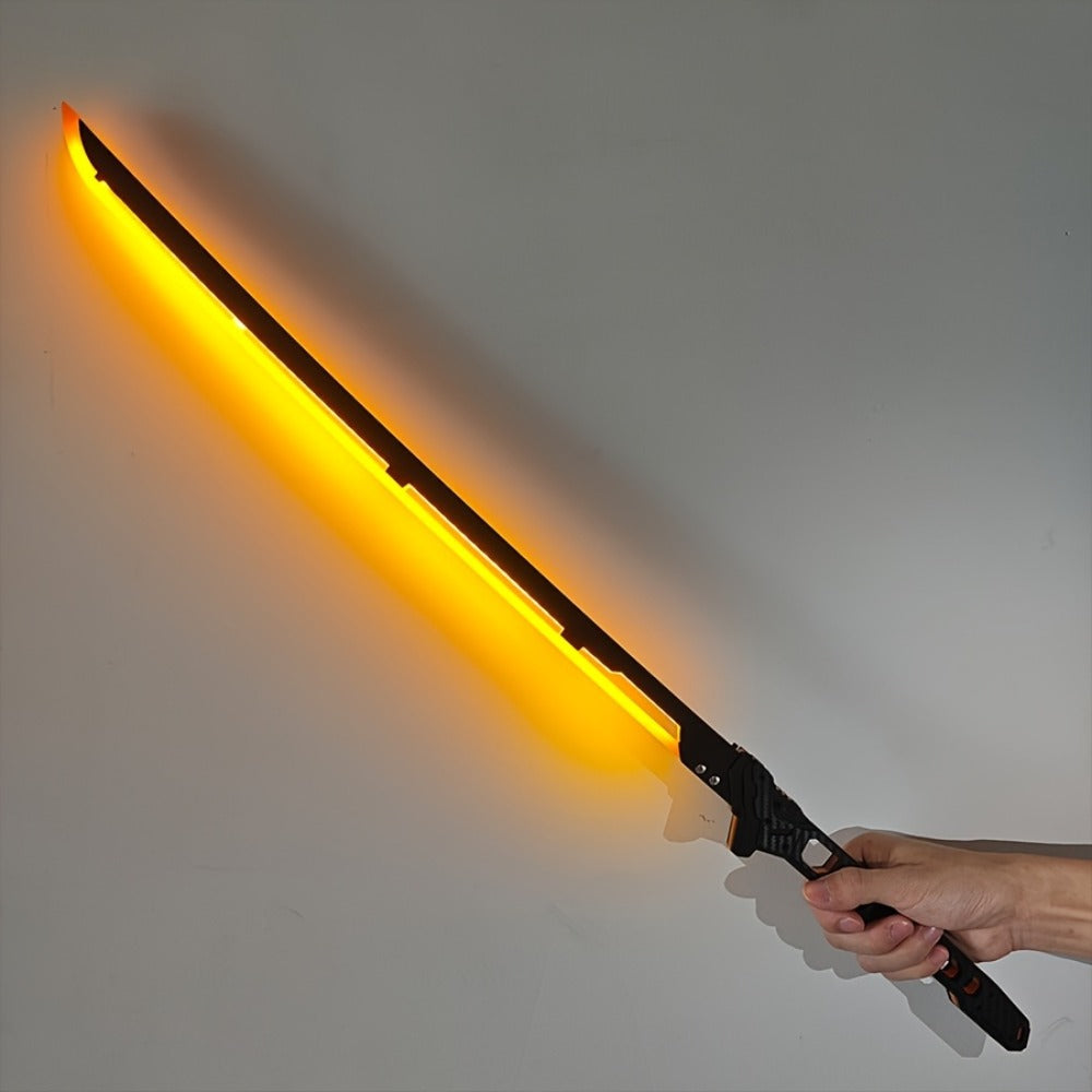 LED Cyberpunk Katana Prop 80cm Acrylic Luminous with the Listed Color, Size or Set Options for Everyday Use — image 22