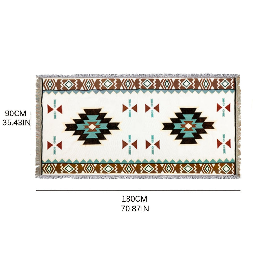 Picnic Blanket Bohemian | Camping Mat Tablecloth Sofa Blanket Indoor Outdoor Universal Carpet — image 4