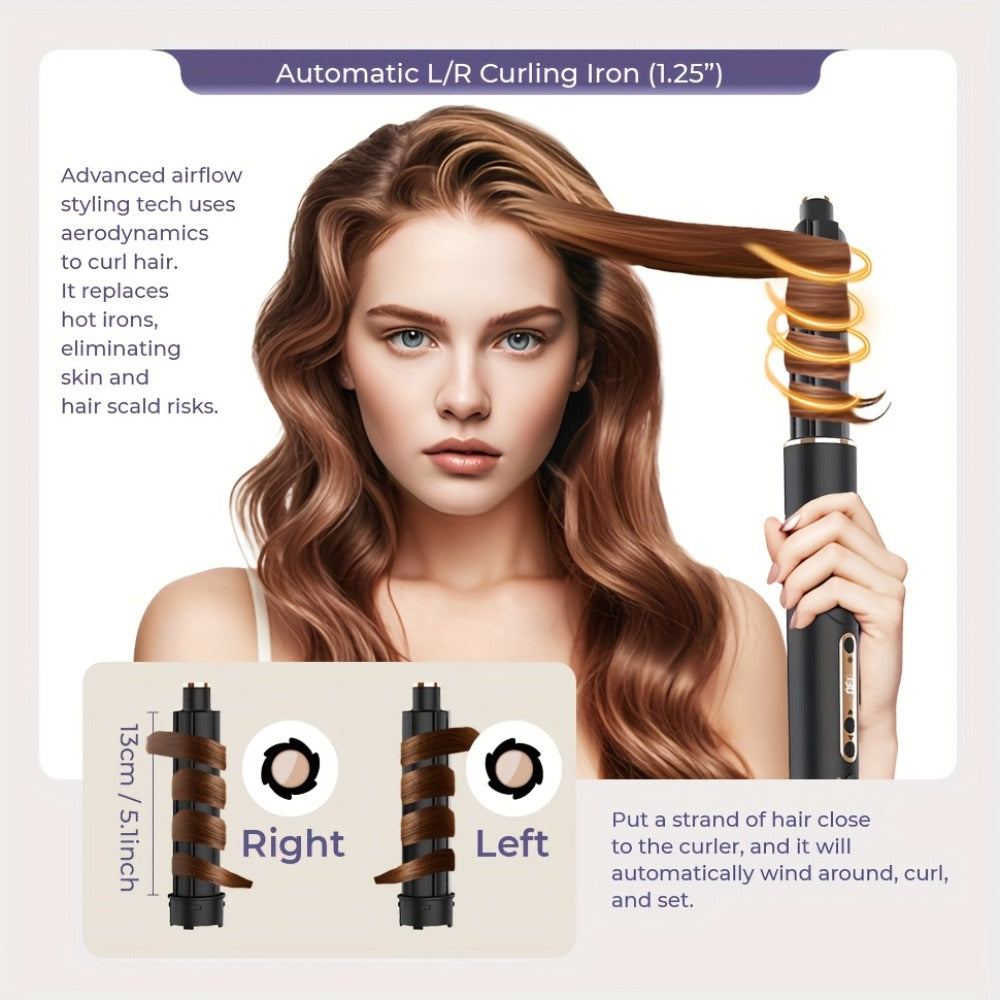 OUDIM 6-in-1 Hot Air Brush Hair Styling Tool with 110, 000 RPM Motor, Foldable Handle and Storage Bag — image 14
