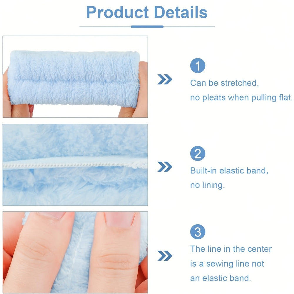 Face Cleansing Brush Set 7pcs Spa Skincare Kit – Mask Brush Scrub Brush Detailing Brush Velvet Headband & Wash Bag — image 9