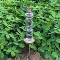 Rain Gauge | Owl Garden Art Metal Frame Outdoor Yard with Cleaning Brush — image 1
