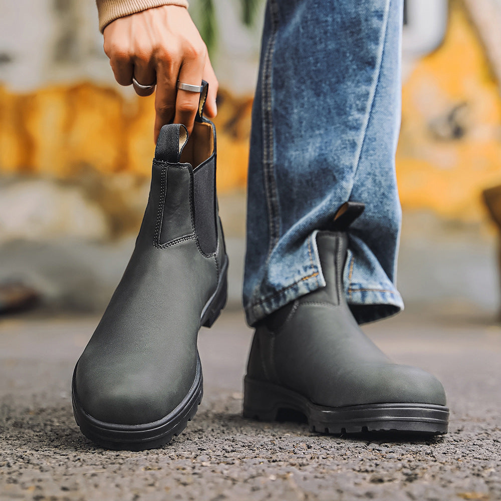 Chelsea Men's Leather Boots