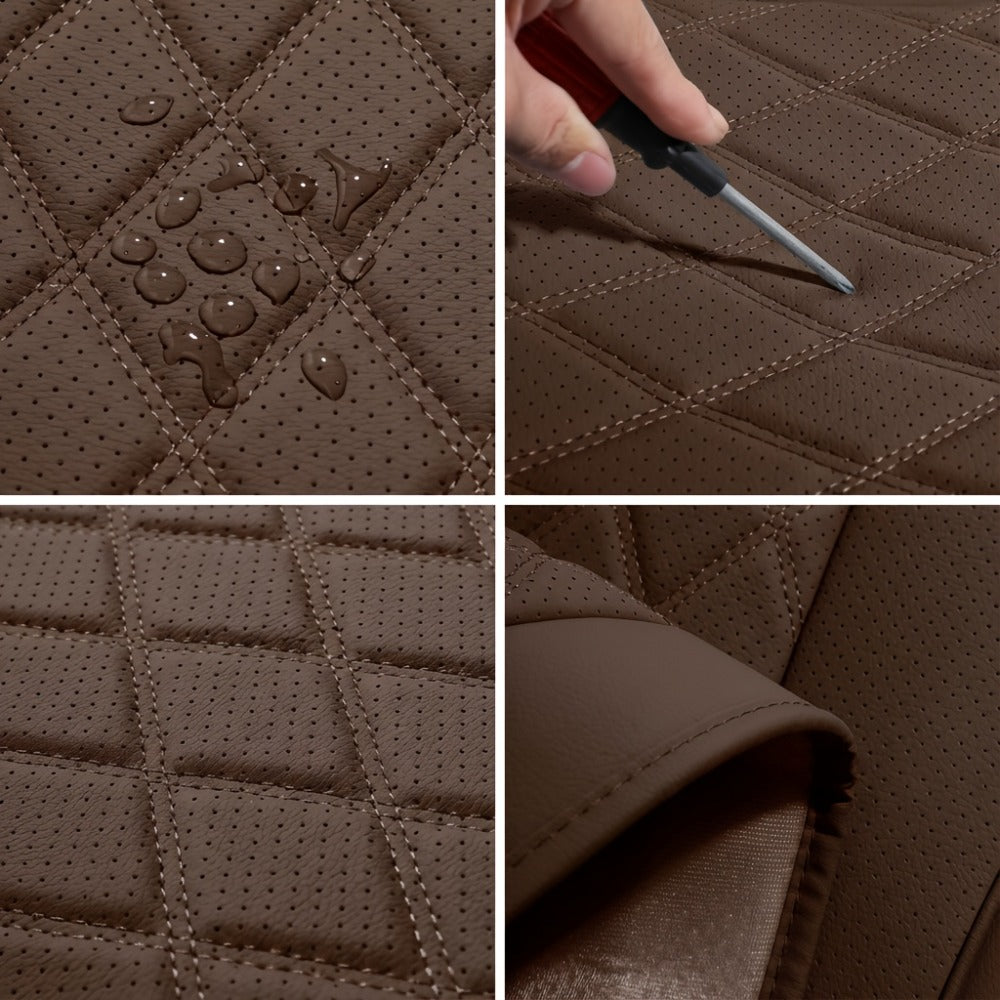 Car Seat Covers Front Pair with Full-Surround High-Back Design and Fifteen Color or Pattern Options — image 41