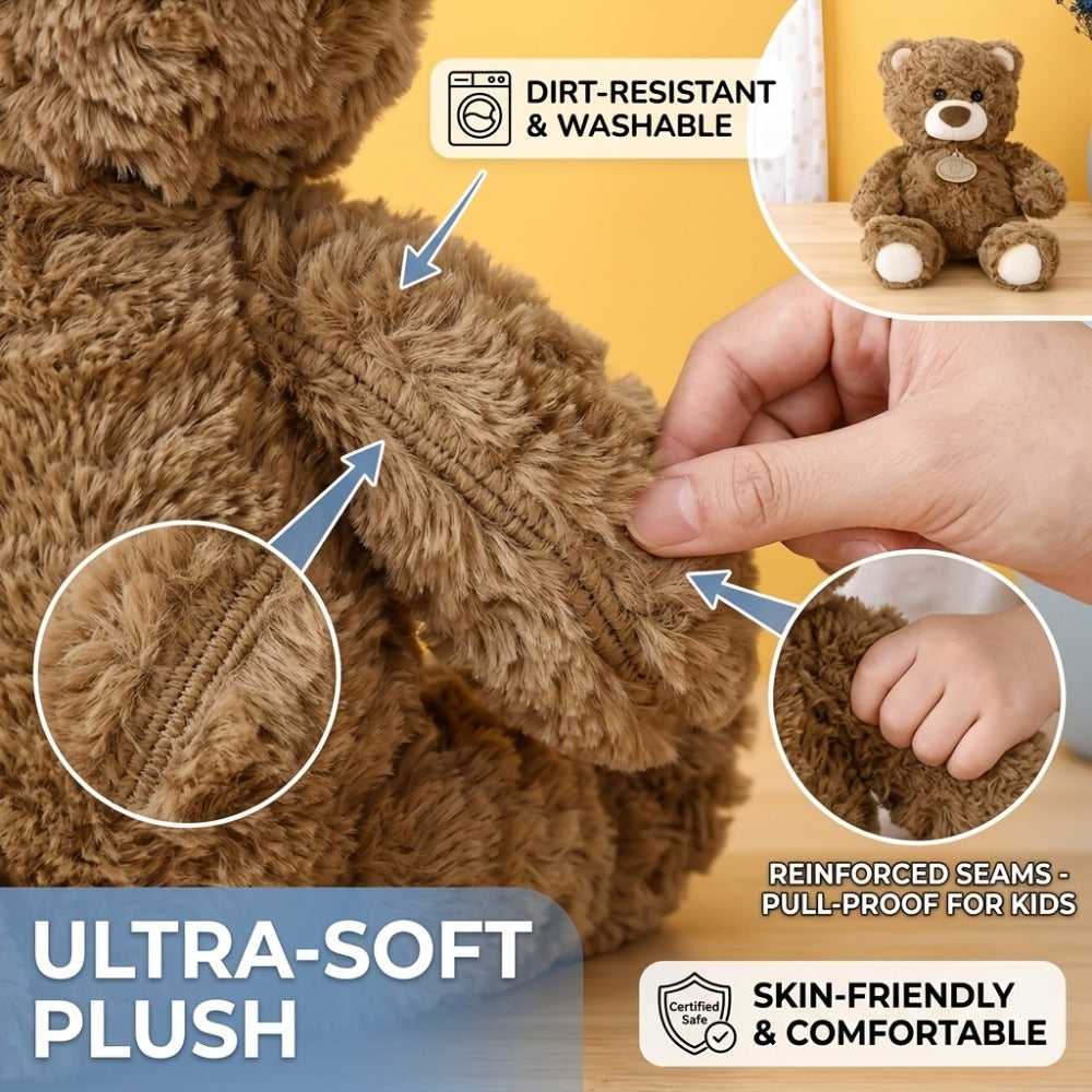 Plush Toy Oversized-Style Teddy Bear in Beige or Brown with Classic Seated Bear Details and Gifting — image 7