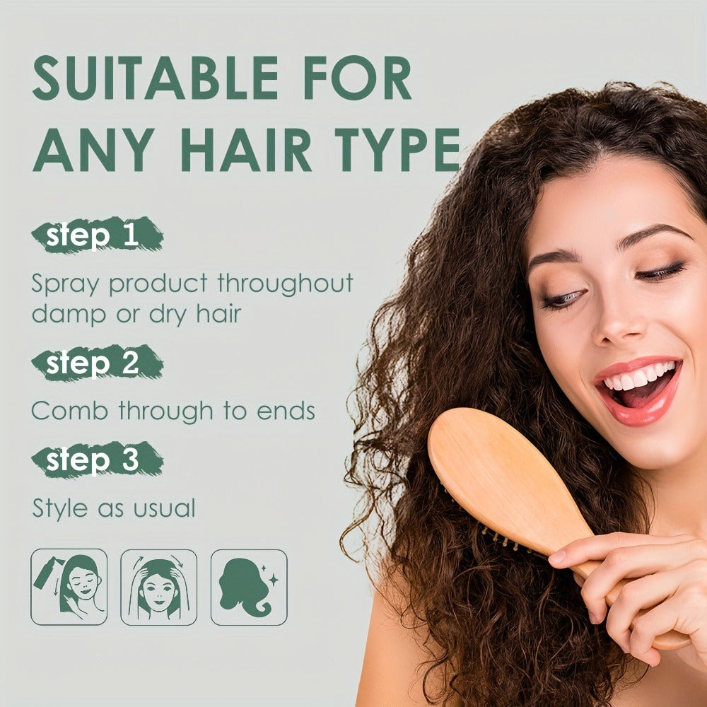 10-in-1 Molecular Leave-In Hair Mask with Argan Oil, Keratin & Coconut Oil for Bath Time, Home Spa and Personal Care — image 