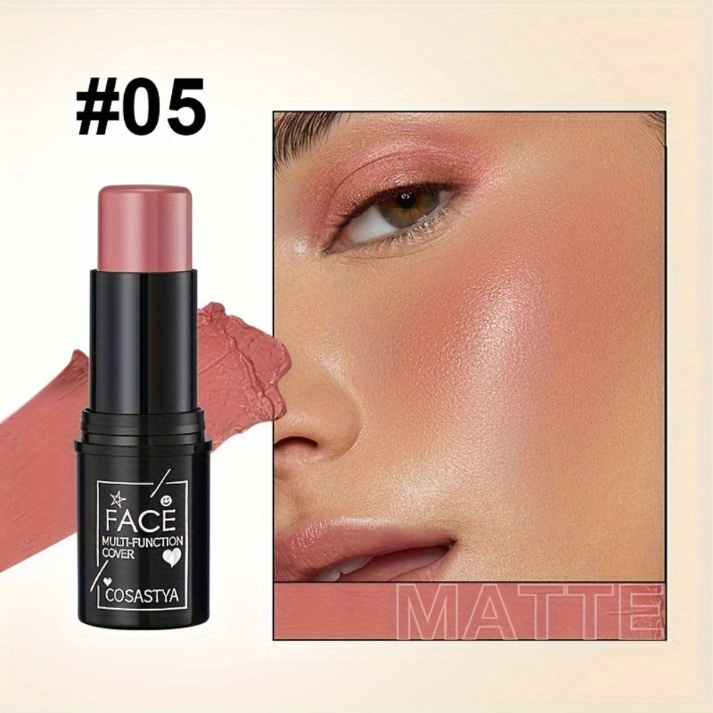 3-in-1 Makeup Stick Set 6pcs – Waterproof Blush Eye Shadow & Highlighter Stick, Long-Lasting Moisturizing Cream Formula — ima