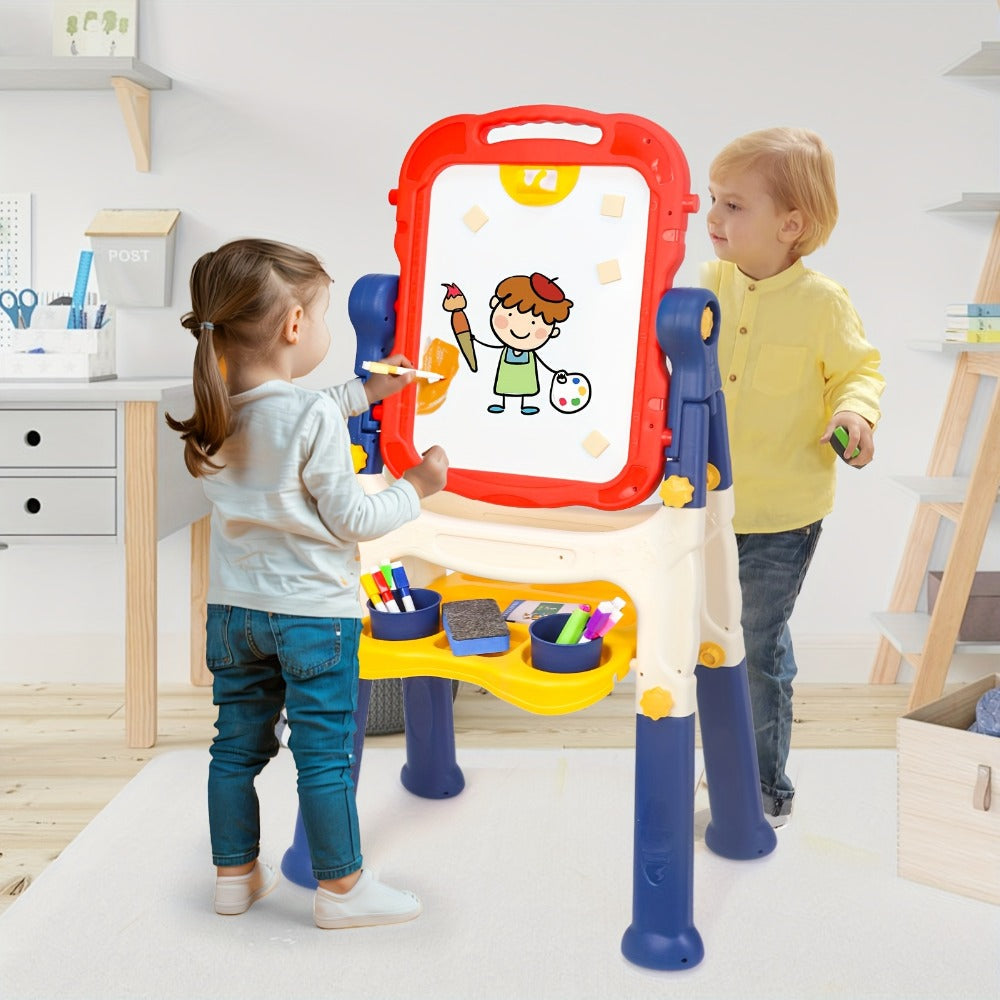 Art Easel for Kids Adjustable Double-Sided Standing Easel with Painting Accessories for Boys & Girls Ages 3+ — image 6