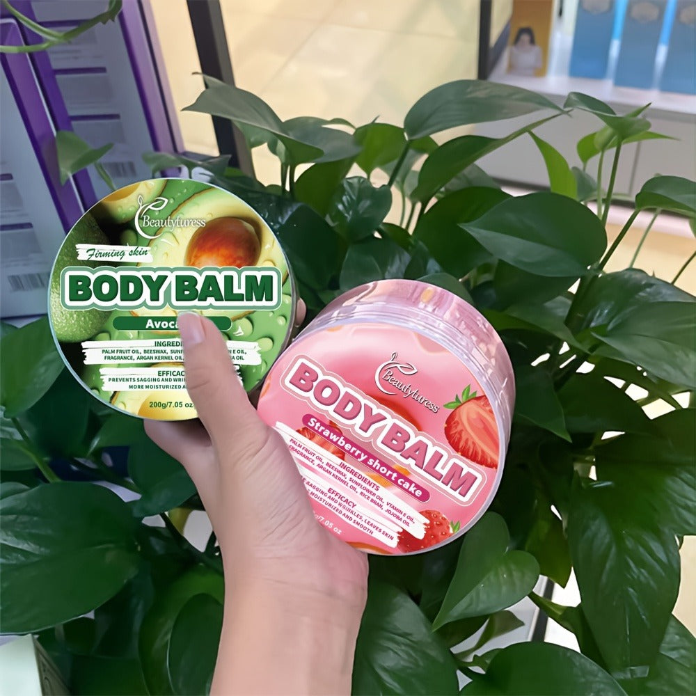 Body Butter Cream 200g Shea Butter Vitamin C Glycerin – Deep Moisturizing Body Glaze for Dry Skin Long-Lasting Hydration Hypo