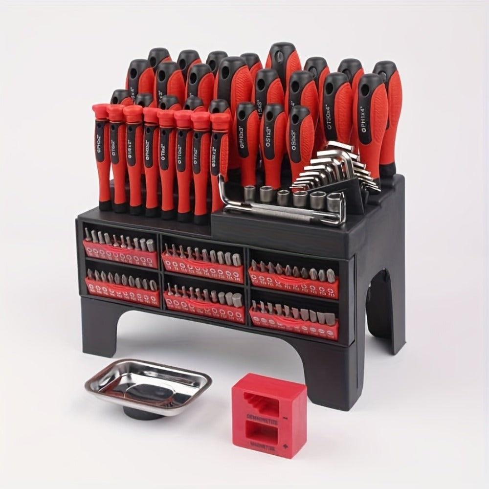 Screwdriver and Bit Organizer Set with 100-, 118- or 126-Piece Color-Coded Rack Configurations — image 11