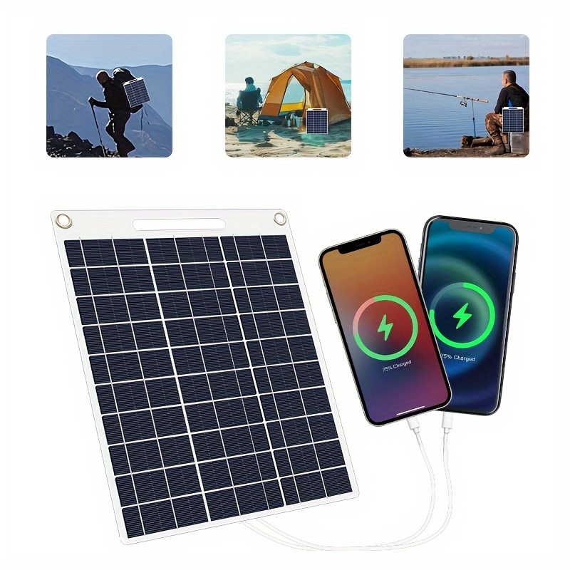 Solar Charging Panel 4W 10W Compact Single-Crystal Monocrystalline Micro USB for Mobile Phone for an Everyday Personal Care R