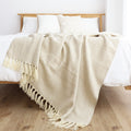 Classic Retro Herringbone Weave Sofa Blanket