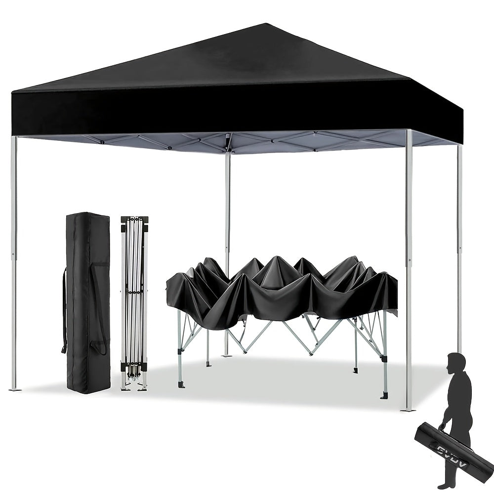 Straight-Leg 10x10ft Pop-Up Canopy Tent with 420D Oxford Top, Three Heights and Eight Colors — image 2