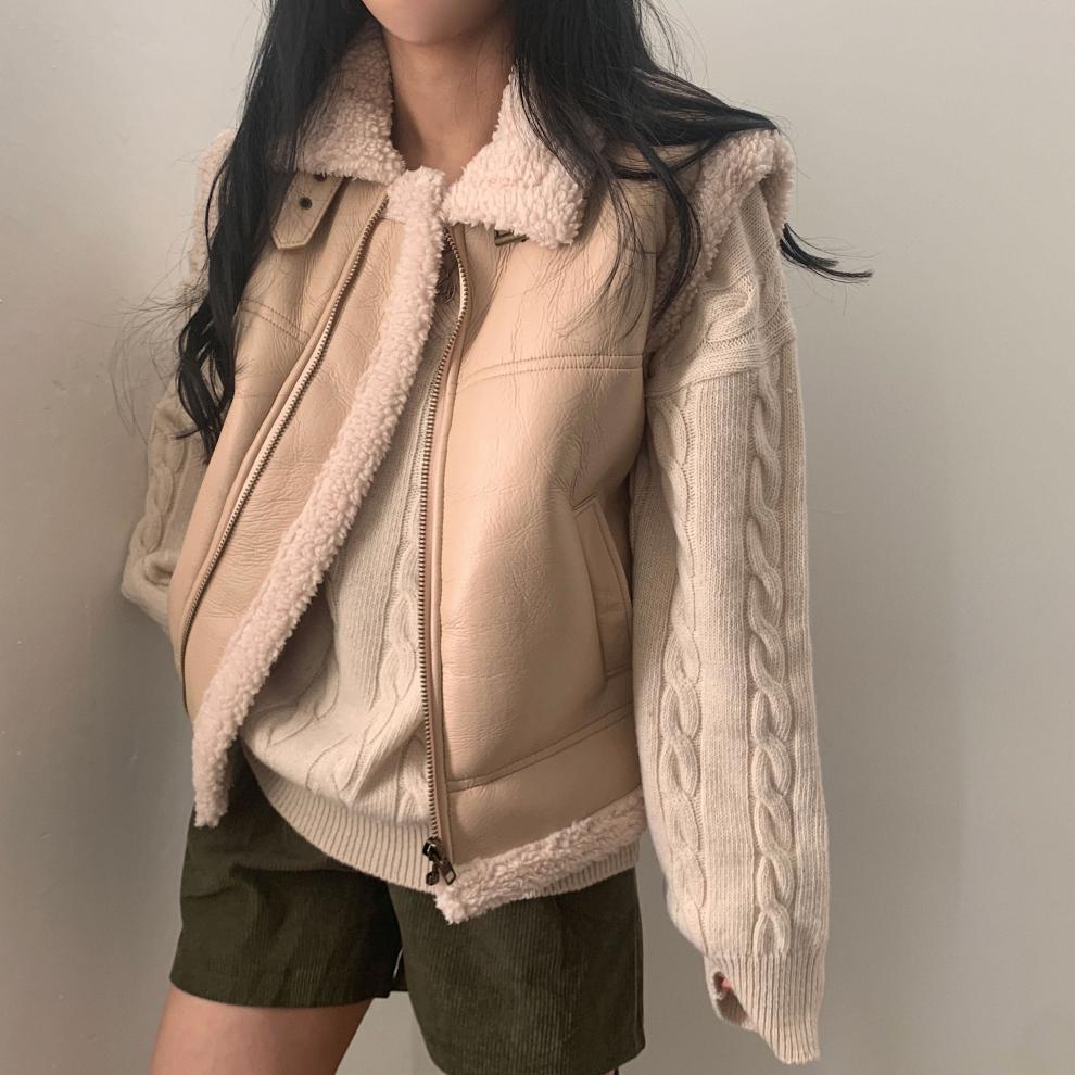 All-match Zipper Vest Jacket Coat For Women