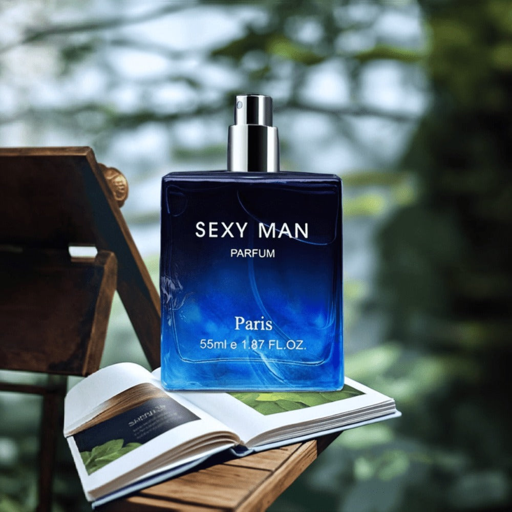 Cologne Spray for Men SEXY MAN Two-Bottle Set with 7054A and 7054B Color Options and Gift Vial — image 11