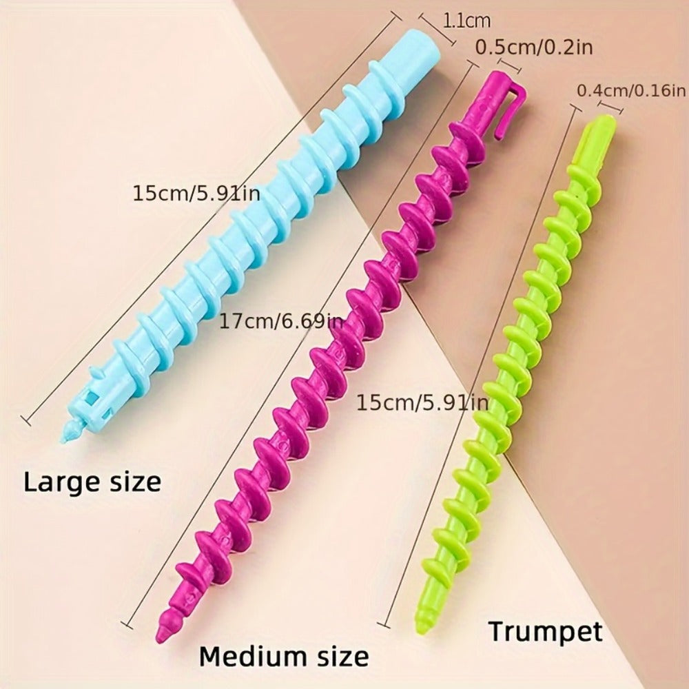 Spiral Perm Rods Set 39-42pcs – Plastic Curling Hair Sticks for Defined Curls Waves Coils Natural Hair Heatless Styling — ima