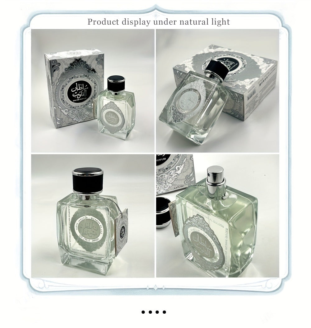 Mens Cologne Arabian Woody Fragrance Ebony Musk Amber Scent 15% Concentration EDP Strength for Bath Time, Home Spa and Person