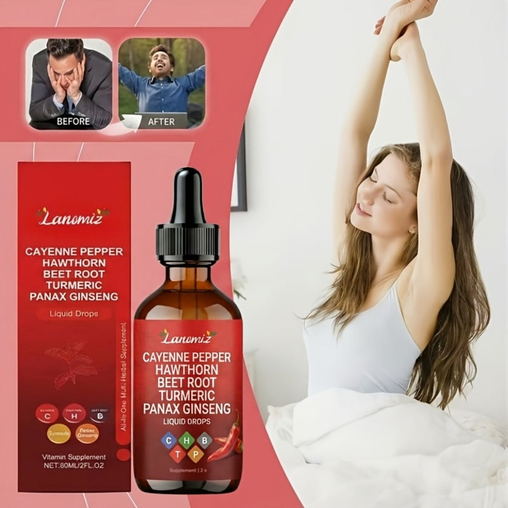 Cayenne Pepper Herbal Liquid Drops in 2-Fl-Oz Bottles with One-, Two- or Three-Bottle Options — image 11