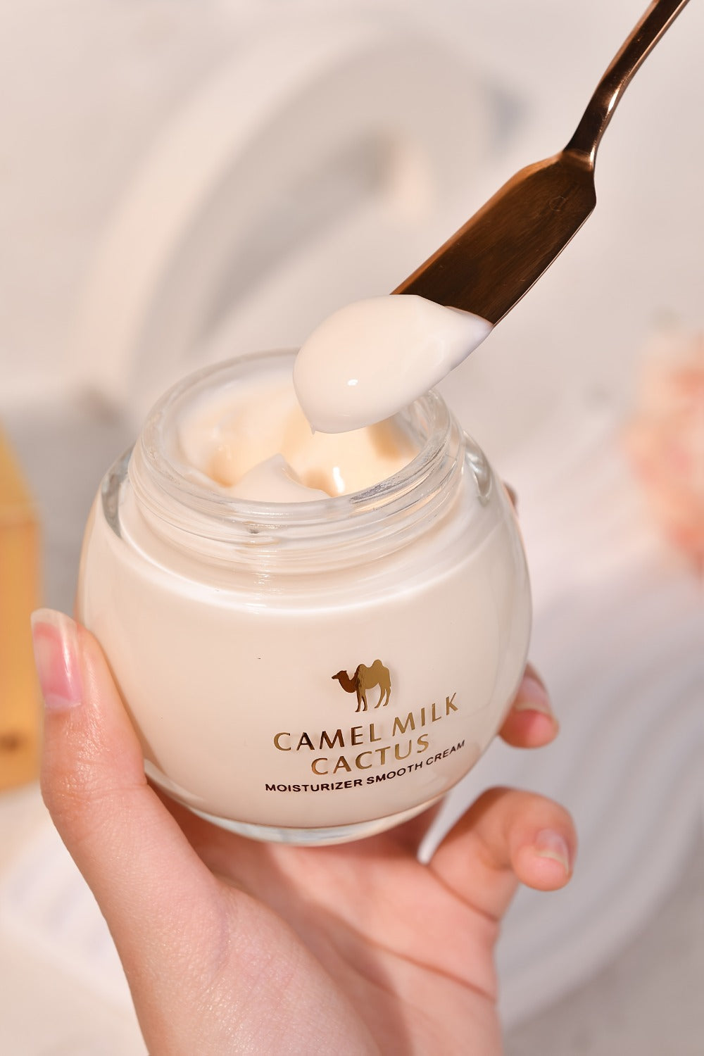 Retinol Night Cream with Niacinamide, Vitamin E & Camel Milk – Anti-Aging Firming & Brightening Overnight Face Cream, Reduces