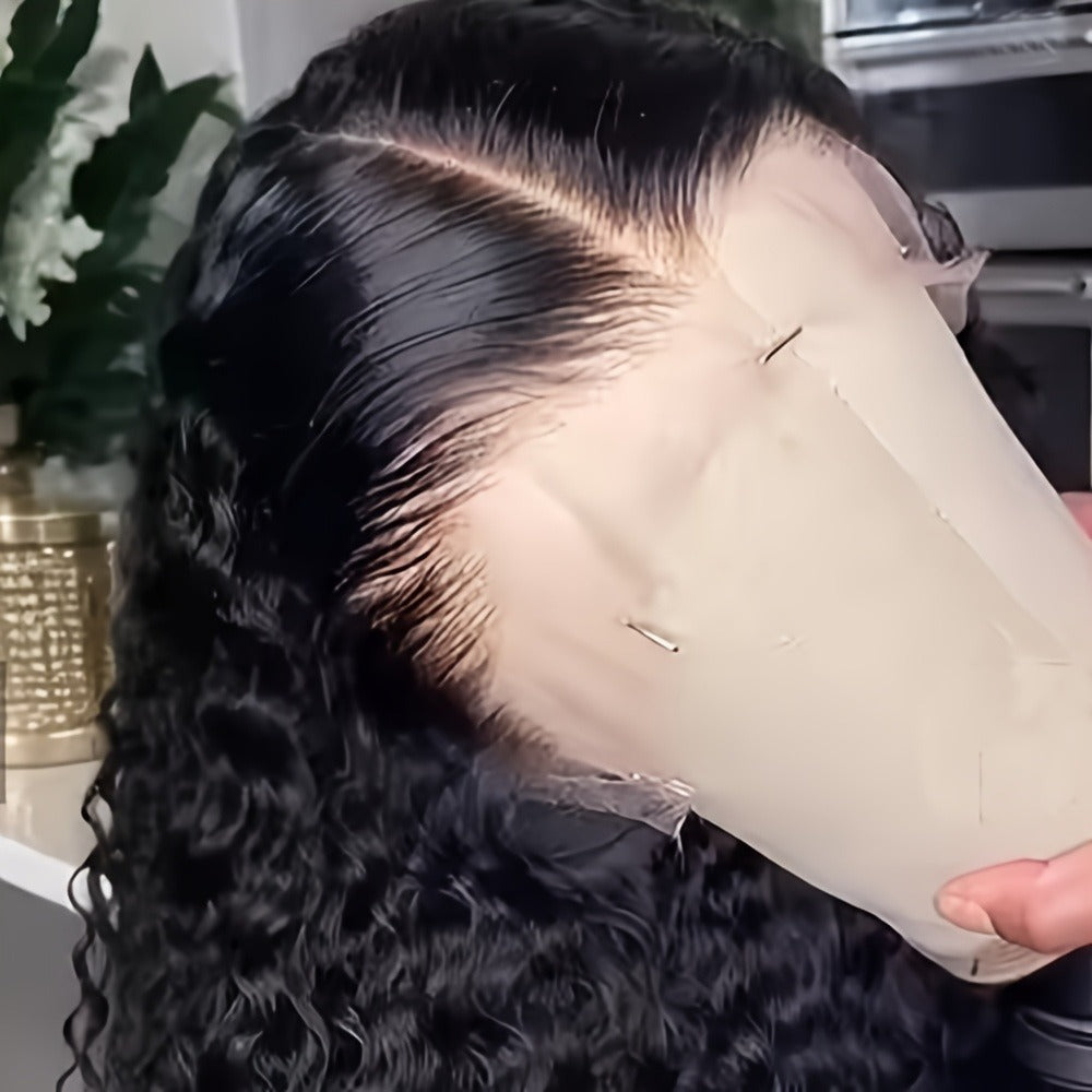 Synthetic Wig 13x4 Lace Front Loose Curly Wave, Glueless in 24- or 32-Inch Lengths for Parties — image 3