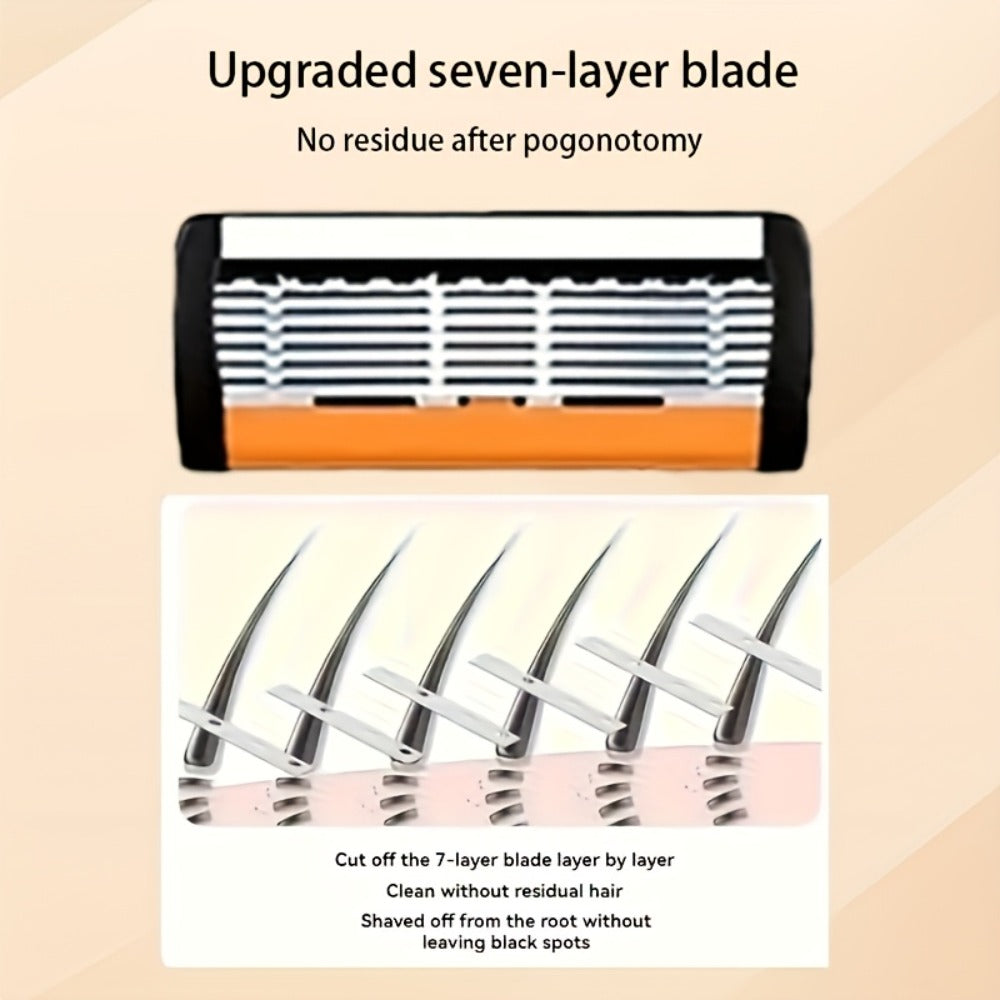 Safety Razor Kit 2 Handles 72 Double Edge Replacement Blades – Classic Wet Shaving Razor Set with Non-Slip Ergonomic Grip for