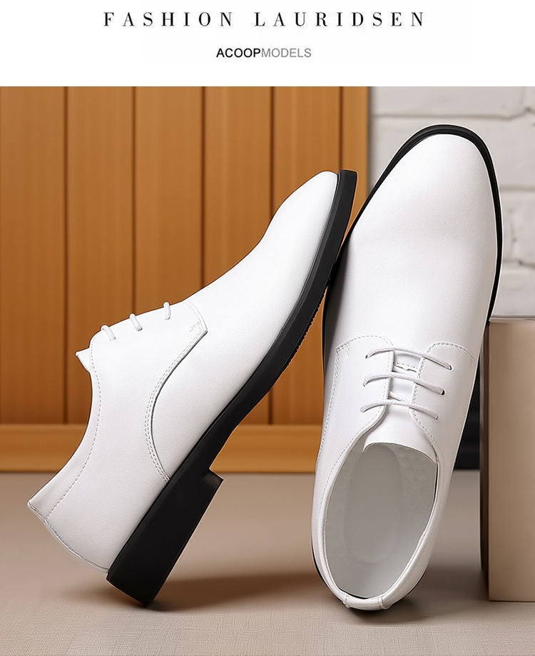 Men's Fashionable Casual Business Leather Shoes With Soft Soles