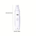 Pet Nail Grinder, DXYE WANIR Rechargeable Two-Speed Tool with Three Port Sizes and White Finish — image 2